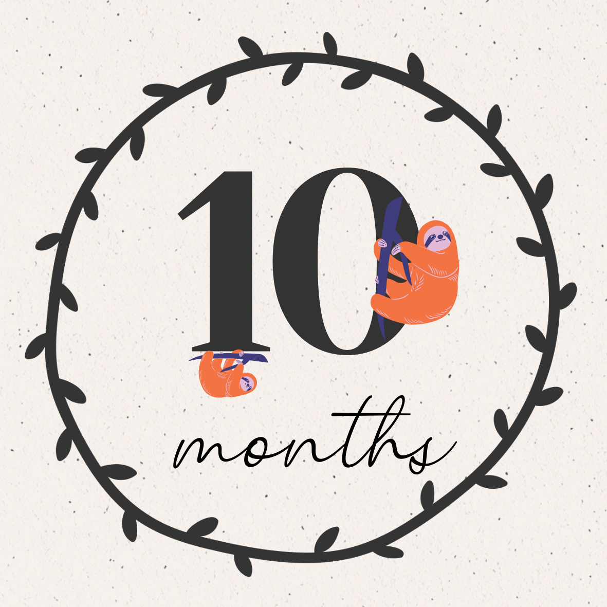 Beige Milestone Cards