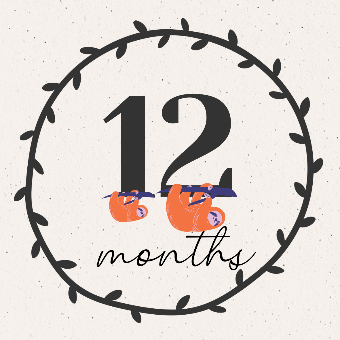 Beige Milestone Cards